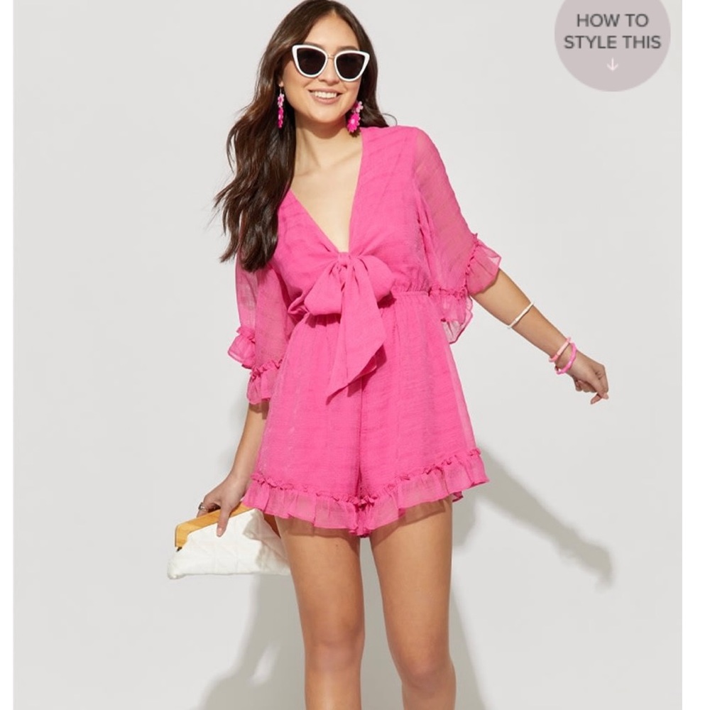 Pink romper